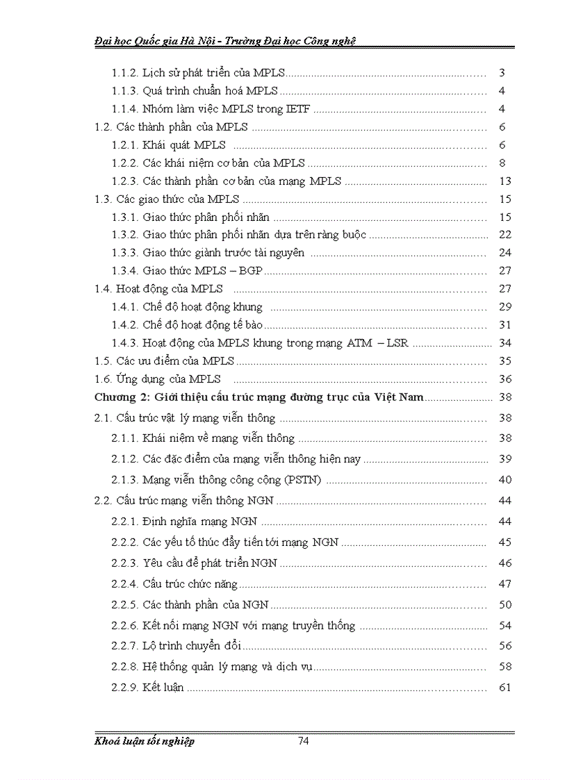 image for page Ứng dụng MPLS trong hệ thống mạng quang