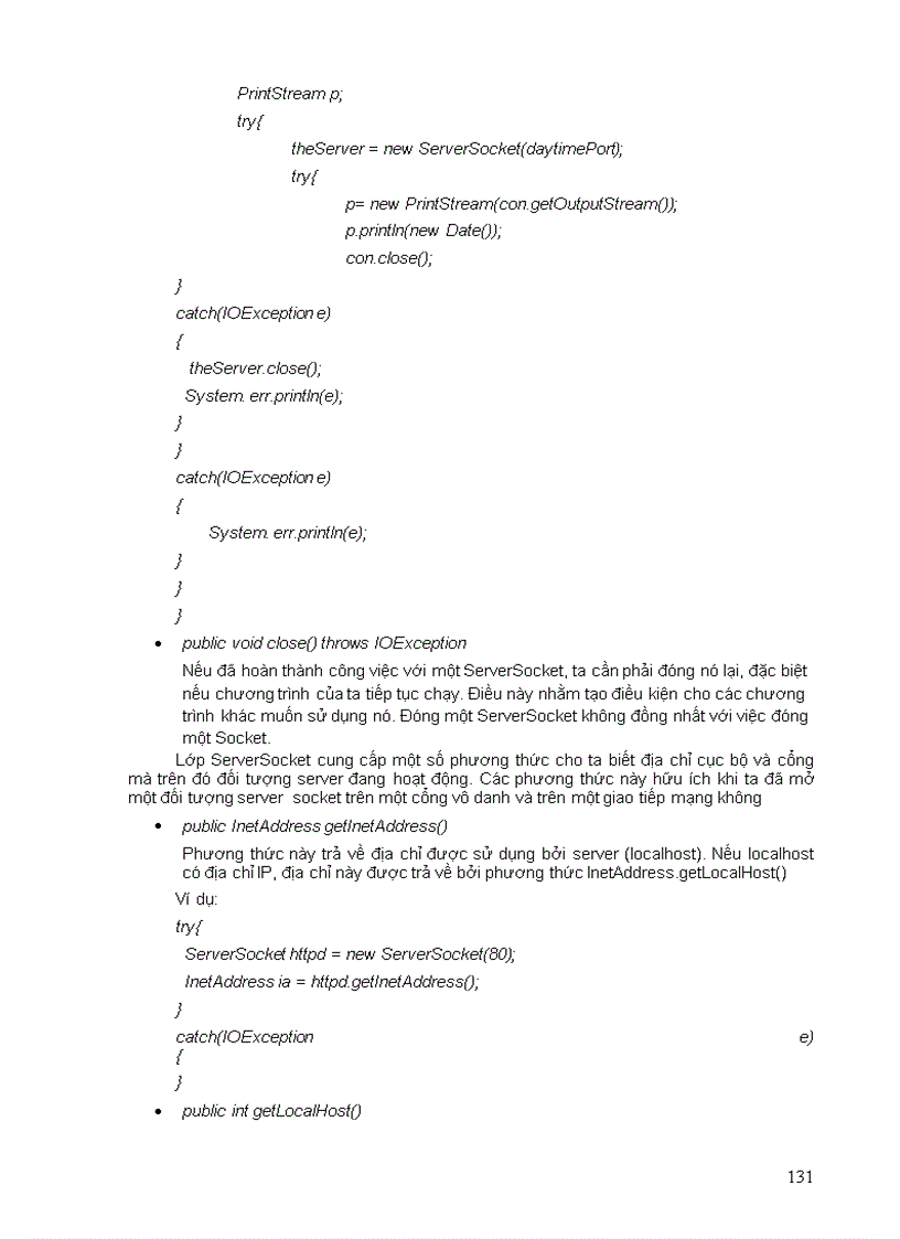 image for page Lập trình Socket cho giao thức TCP