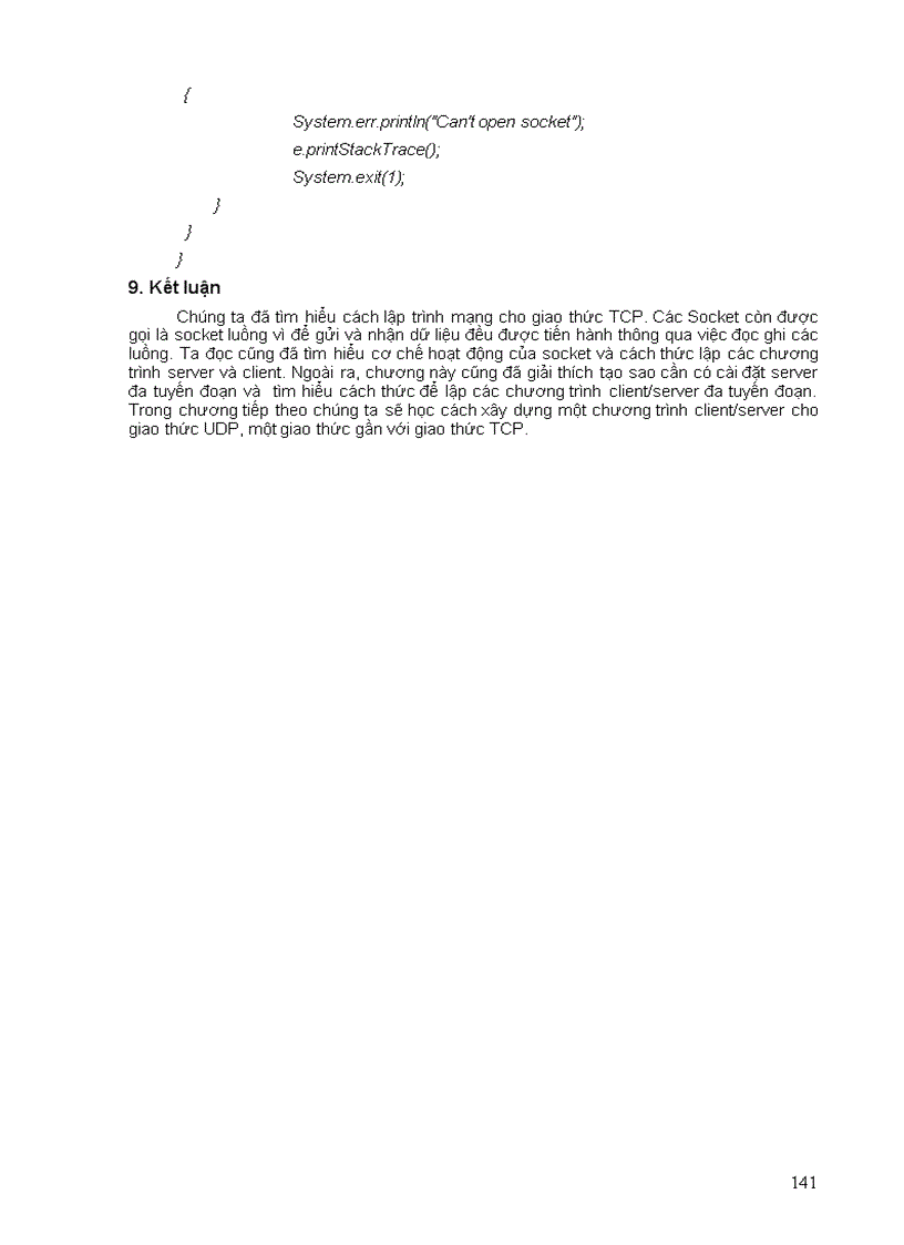 image for page Lập trình Socket cho giao thức TCP