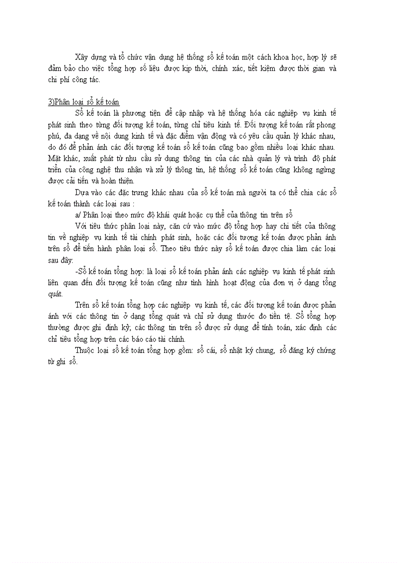 image for page Sổ kế toán phân loại số kế toán Phân loại sổ kế toán tổng hợp của hình thức nhật kí chung