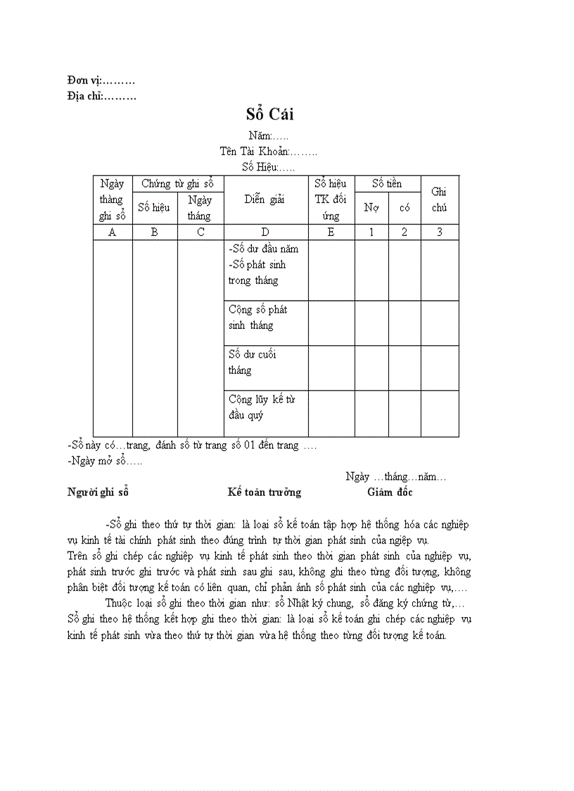 image for page Sổ kế toán phân loại số kế toán Phân loại sổ kế toán tổng hợp của hình thức nhật kí chung