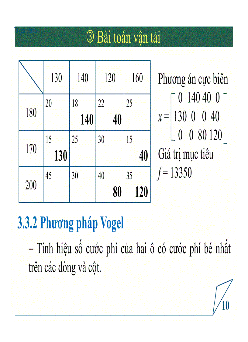 image for page Bài giảng Quy hoạch tuyến tính