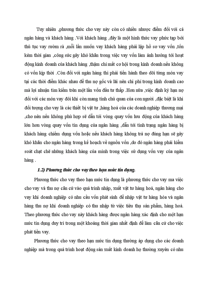 image for page Các phương thức cho vay và quy trình hạch toán các phương thức cho vay chủ yếu