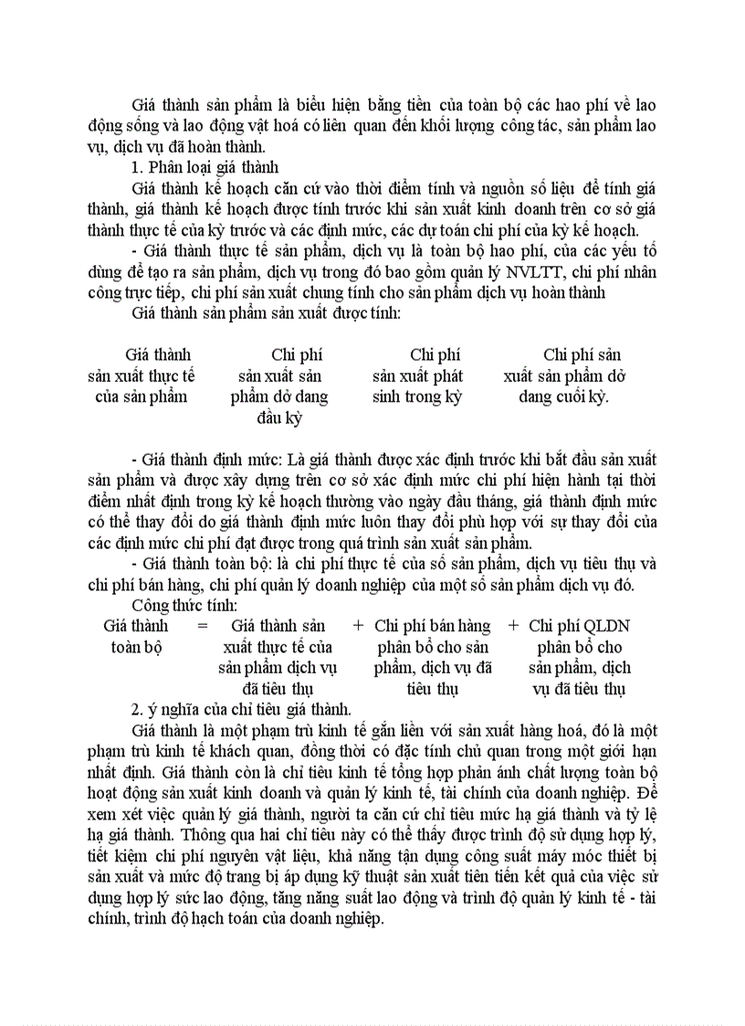 image for page Cơ sở lý luận tổ chức hạch toán chi phí sản xuất và tính giá thành sản phẩm trong các doanh nghiệp sản xuất