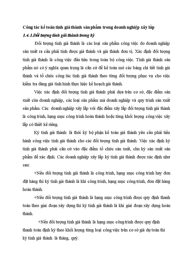 image for page Công tác kế toán tính giá thành sản phẩm trong doanh nghiệp xây lắp