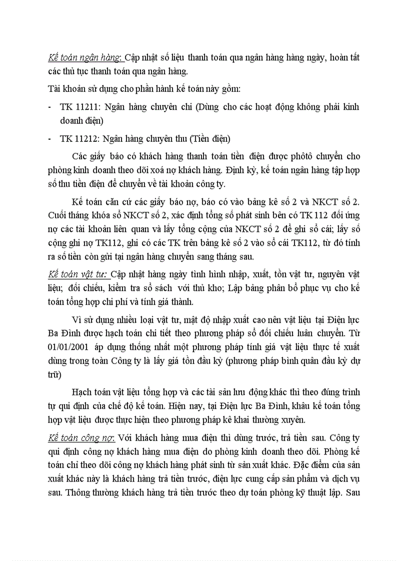image for page Đặc điểm chung của Điện lực Ba Đình Hà Nội ảnh hưởng đến tổ chức hạch toán