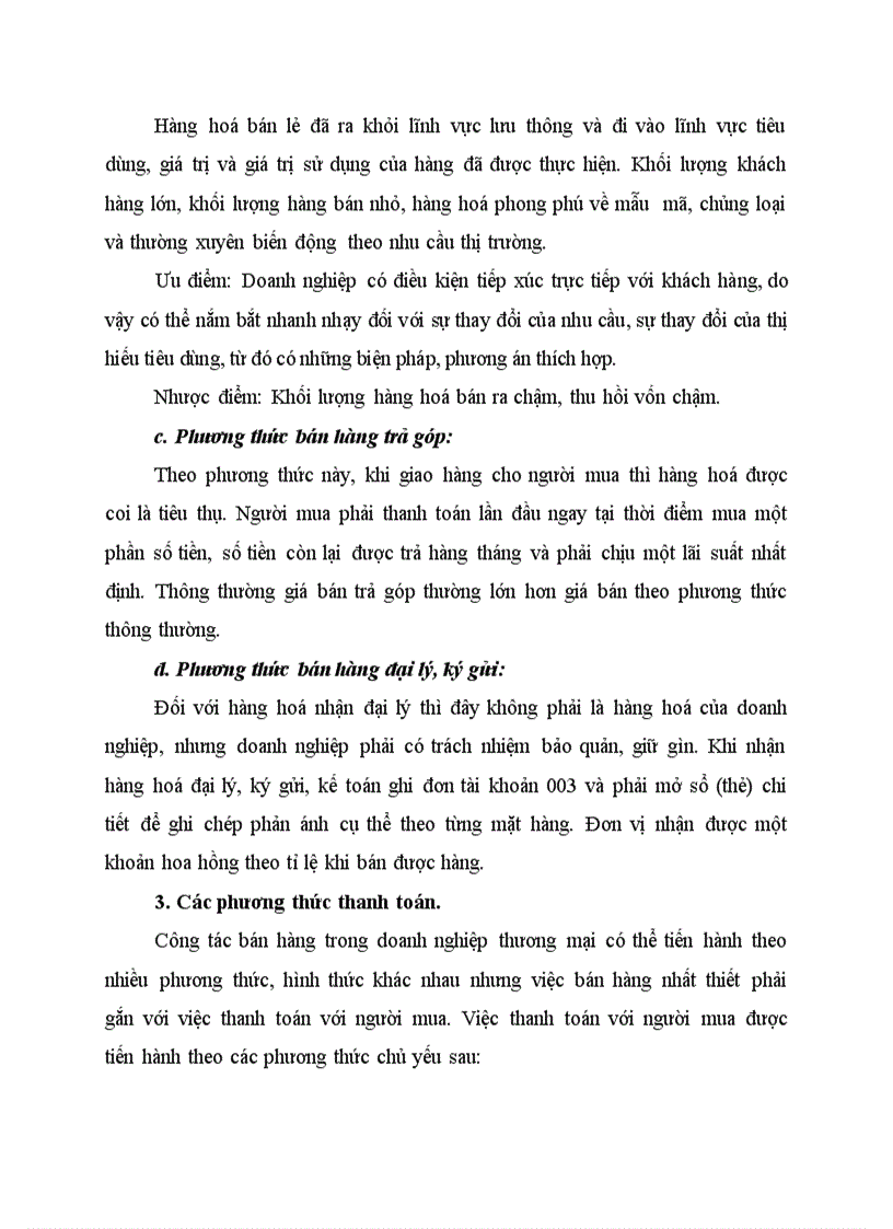 image for page Đặc điểm của nghiệp vụ bán hàng