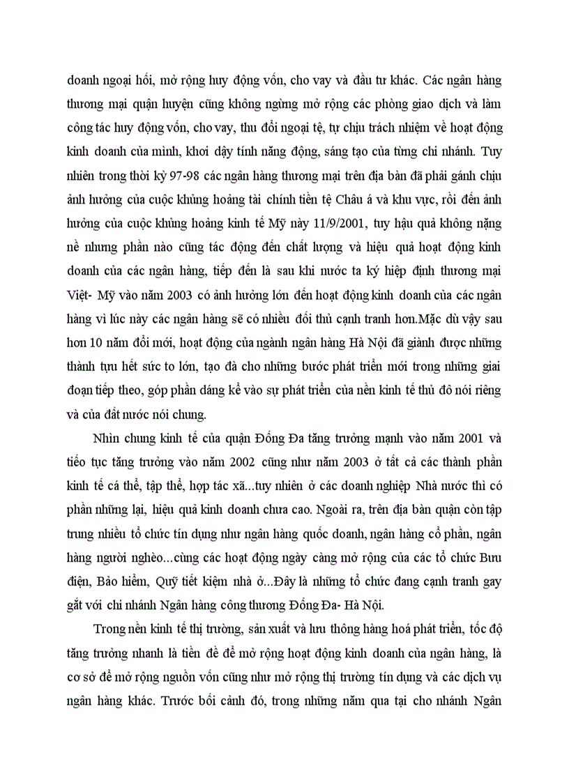 image for page Đặc điểm hoạt động kinh doanh của ngân hàng công thương đống đa hà nội