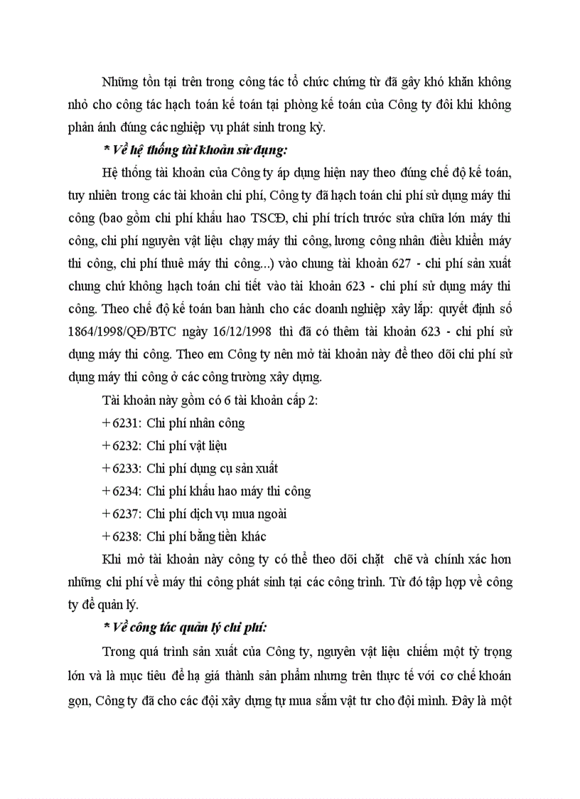 image for page Đánh giá chung về công tác chi phí sản xuất và tính giá thành sản phẩm tại công ty xây lắp Hà Nam