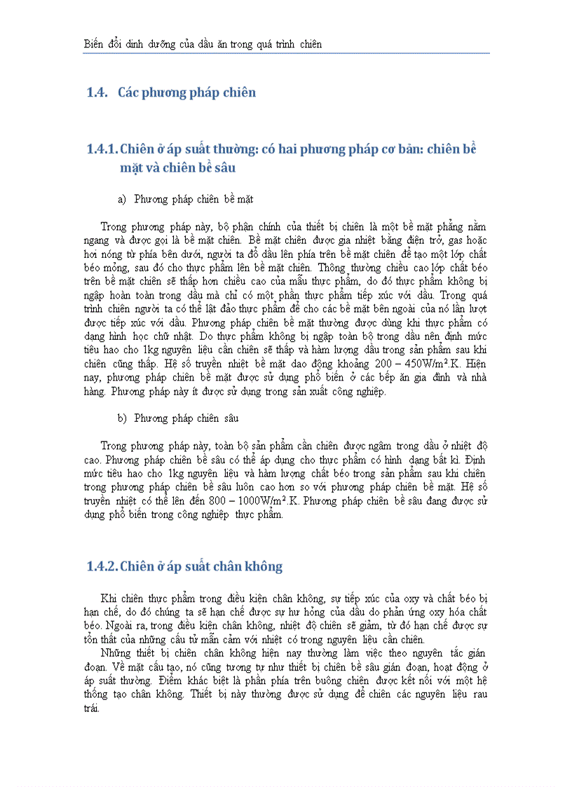 image for page Biến đổi dinh dưỡng dầu trong qúa trình chiên