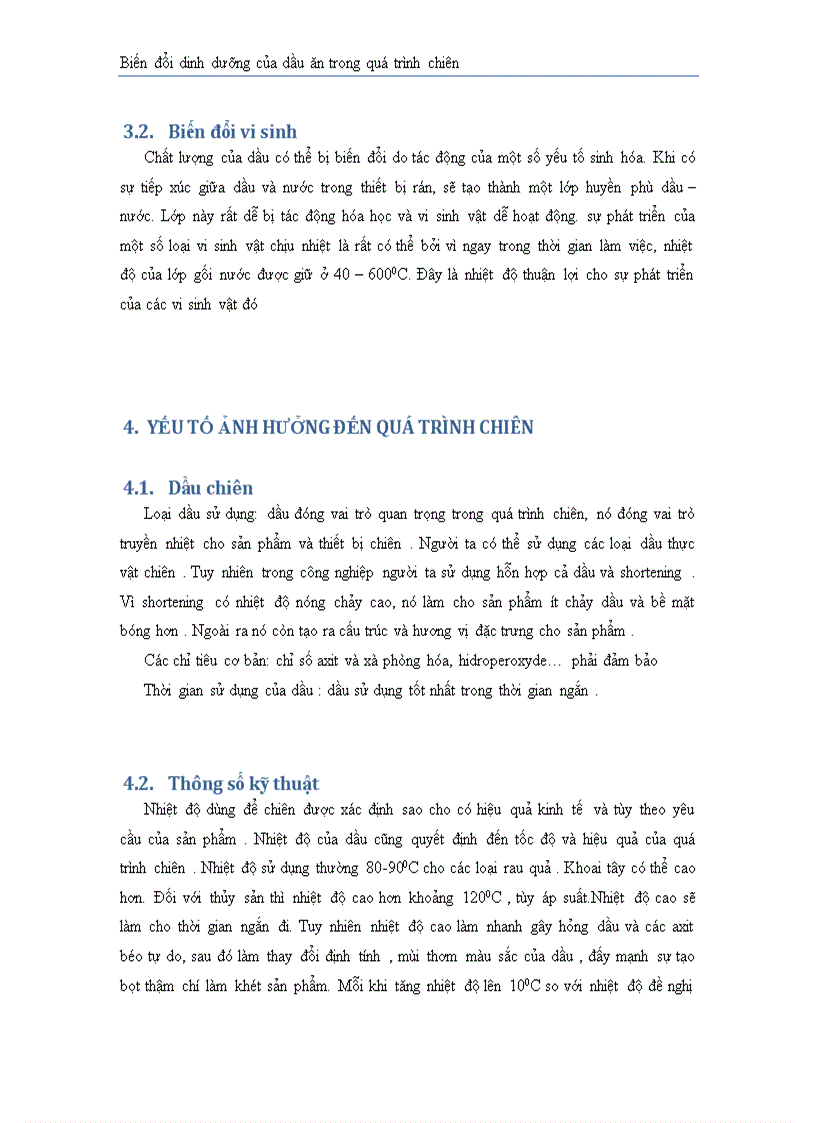 image for page Biến đổi dinh dưỡng dầu trong qúa trình chiên