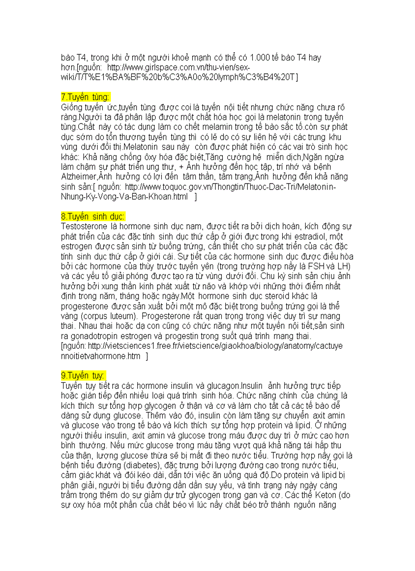 image for page Hệ nội tiết
