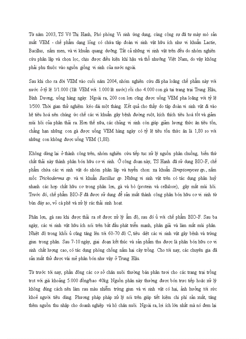 image for page Vi sinh vật và môi trường