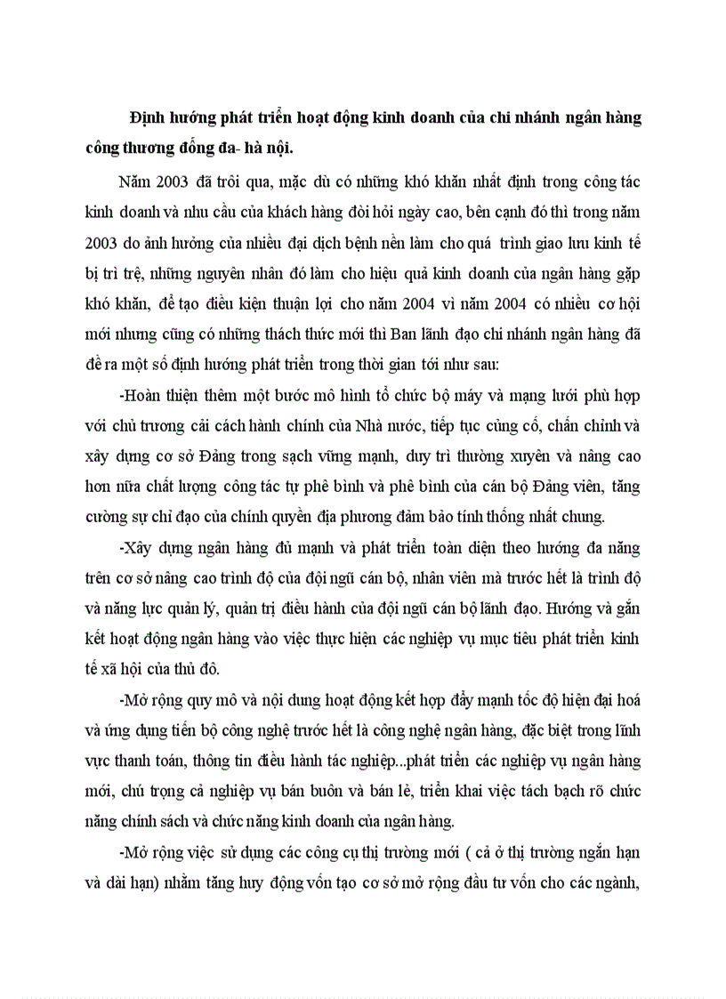 image for page Định hướng phát triển hoạt động kinh doanh của chi nhánh ngân hàng công thương đống đa hà nội