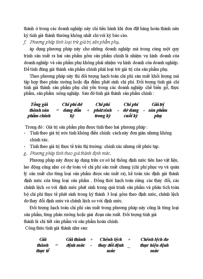 image for page I Đối tượng phương pháp hạch toán chi phí sản xuất và tính giá thành sản phẩm