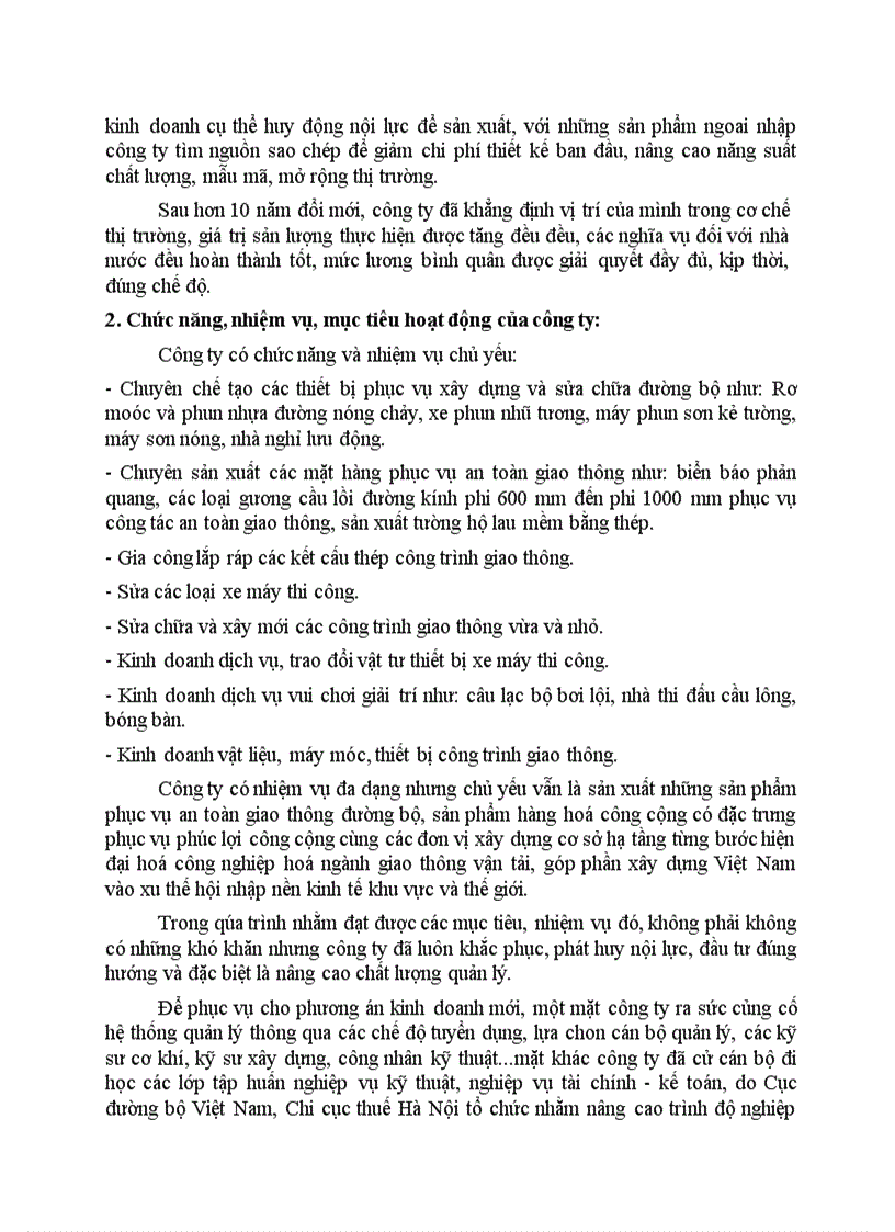 image for page Giới thiệu khái quát về Công ty cơ khí và sửa chữa công trình cầu đường bộ II