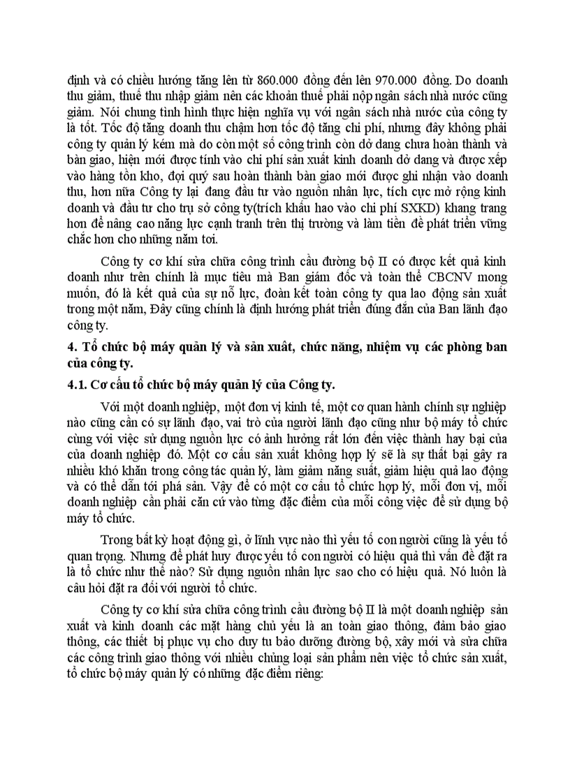 image for page Giới thiệu khái quát về Công ty cơ khí và sửa chữa công trình cầu đường bộ II