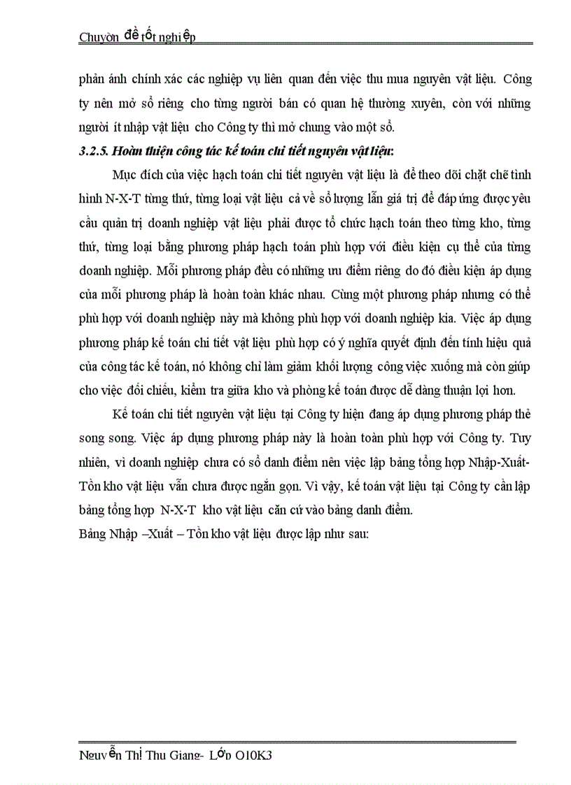 image for page Hoàn thiện công tác kế toán nguyên vật liệu tại công ty Thăng Long TALIMEX