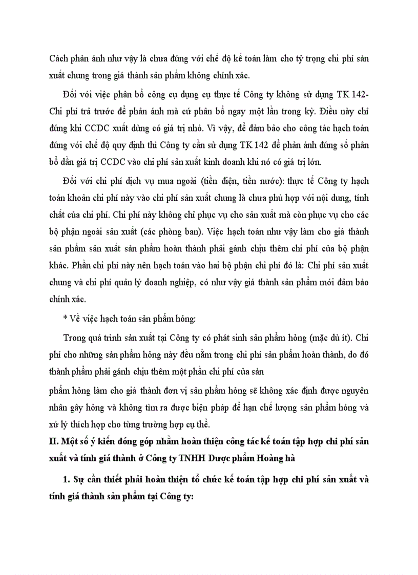 image for page Hoàn Thiện kế toán chi phí sản xuất và tính giá thành sản phẩm tại Công ty TNHH Dược phẩm Hoàng Hà