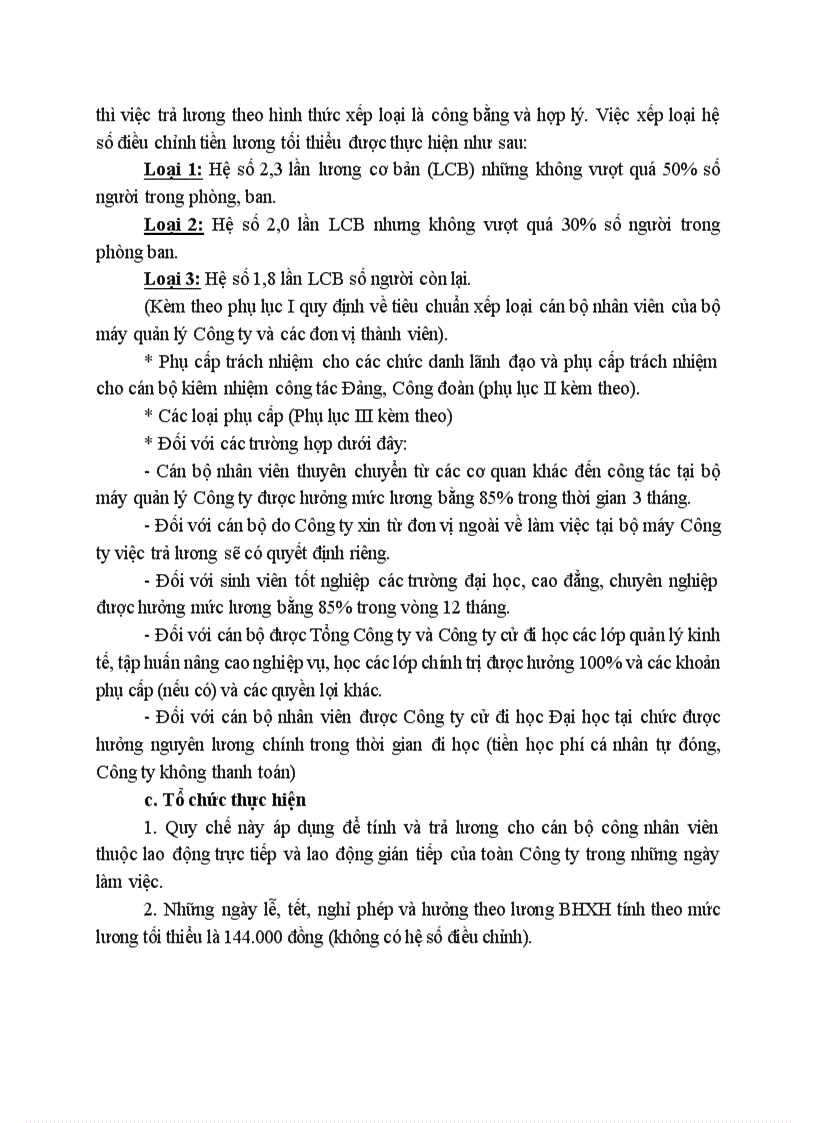 image for page Đặc điểm về lao động tiền lương ở Xí nghiệp XD Sông Đà 903