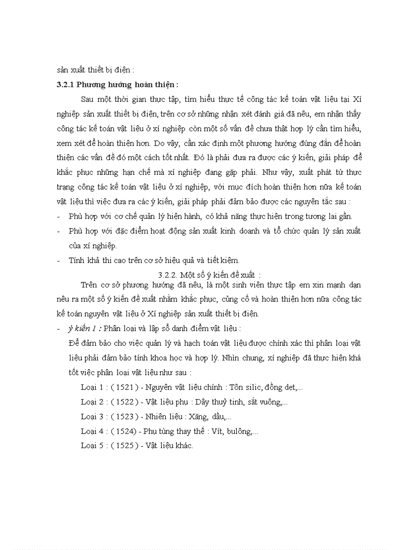 image for page Một số đề xuất nhằm hoàn thiện công tác Kế toán nguyên vật liệu tại xí nghiệp Sản xuất thiết bị điện