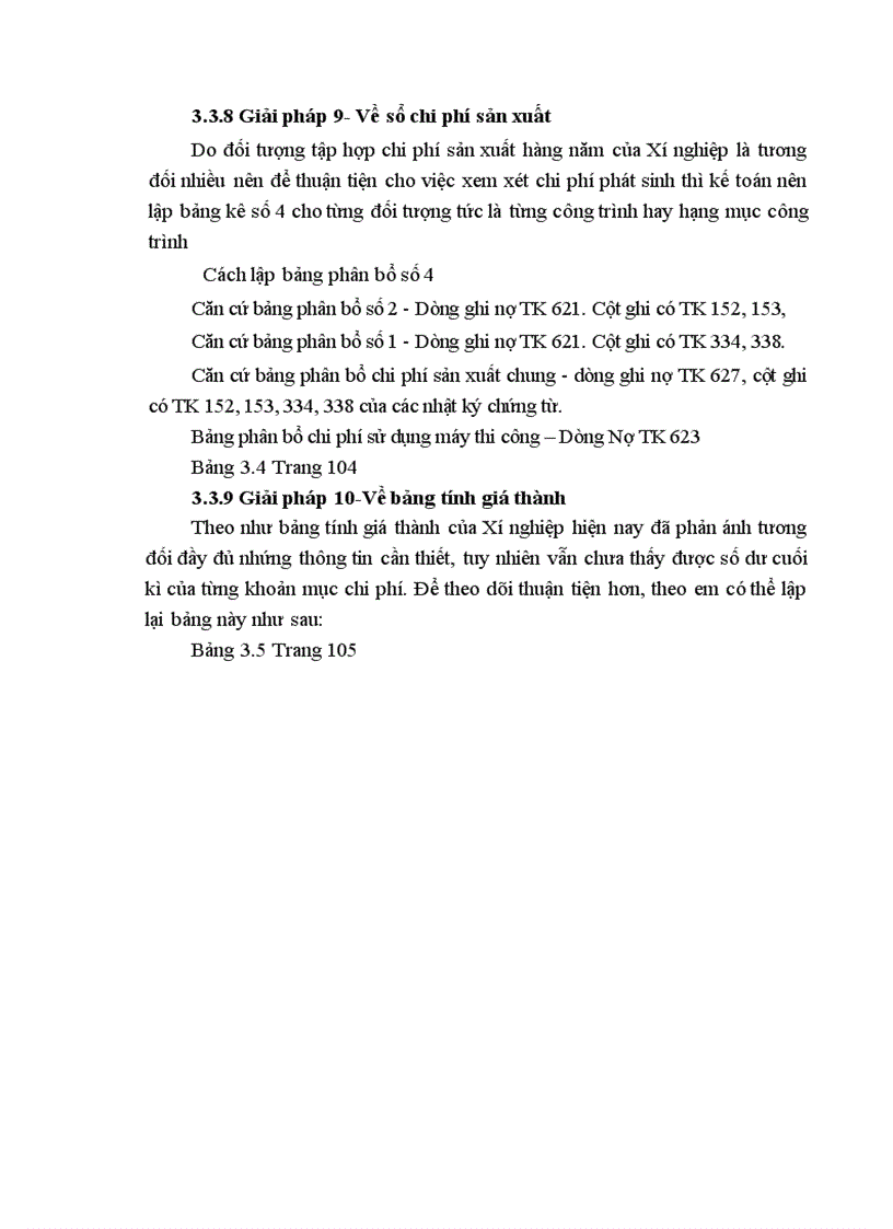 image for page Một số giải pháp nhằm hoàn thiện công tác kế toán tập hợp chi phí Sản xuất tính giá thành sản phẩm xây lắp tại Xí nghiệp xây lắp H36