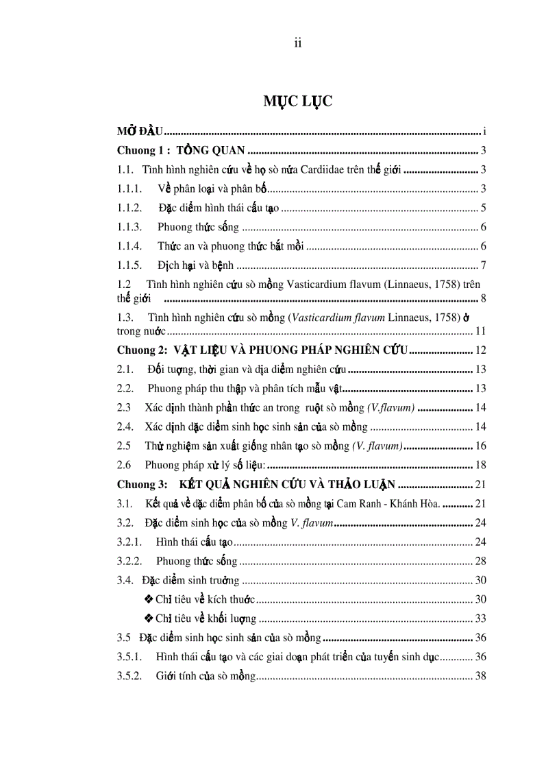 image for page Nghiên cứu đặc điểm sinh học sinh sản và tiến hành thử nghiệm sinh sản nhân tạo sò mồng Váticadium flavum