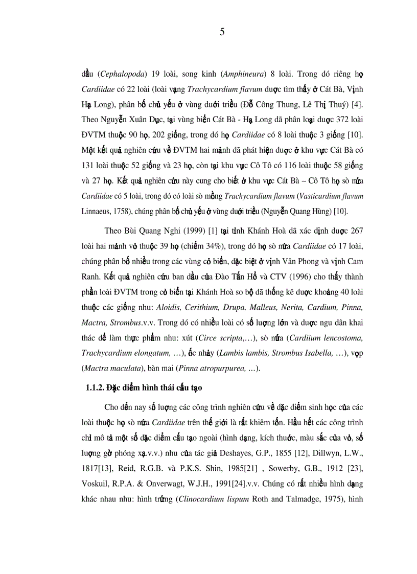 image for page Nghiên cứu đặc điểm sinh học sinh sản và tiến hành thử nghiệm sinh sản nhân tạo sò mồng Váticadium flavum