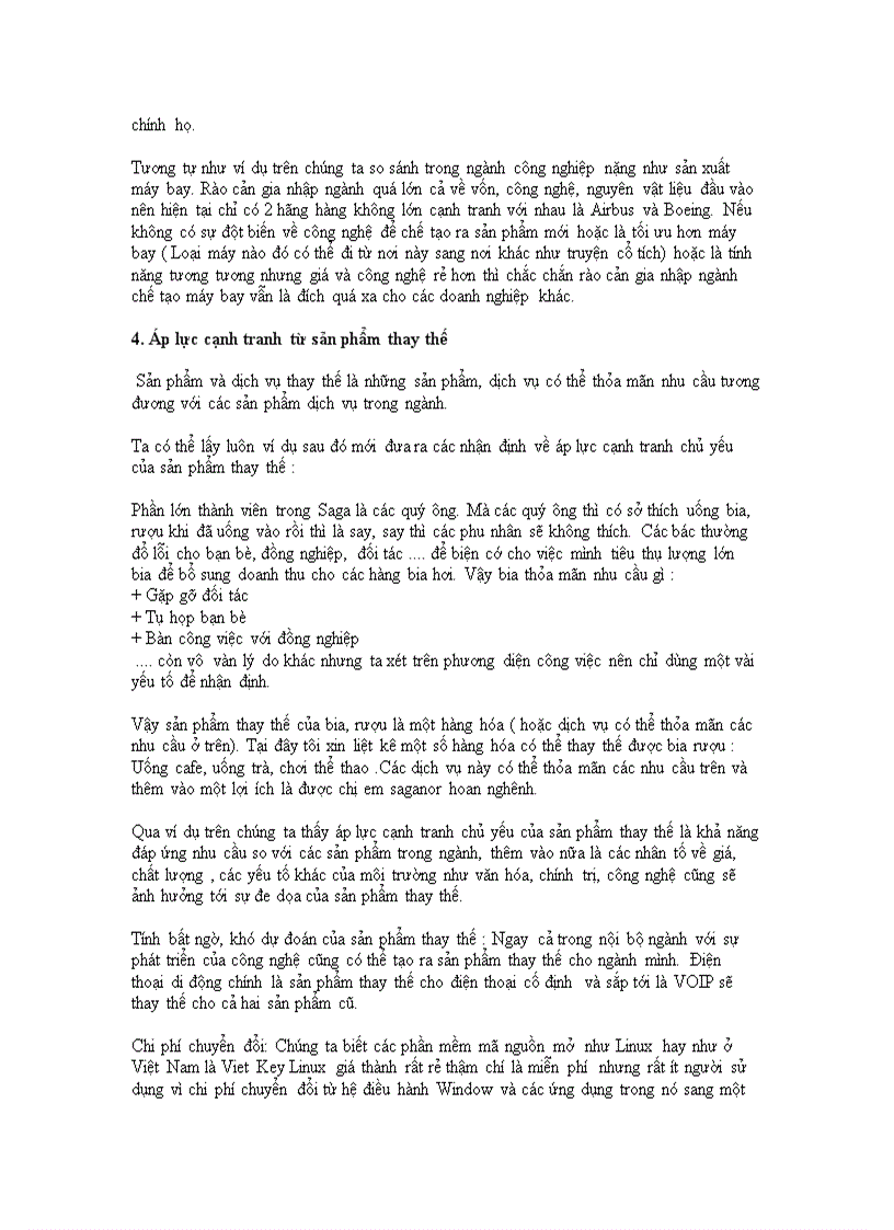 image for page Phân tích môi trường ngành với mô hình 5 áp lực