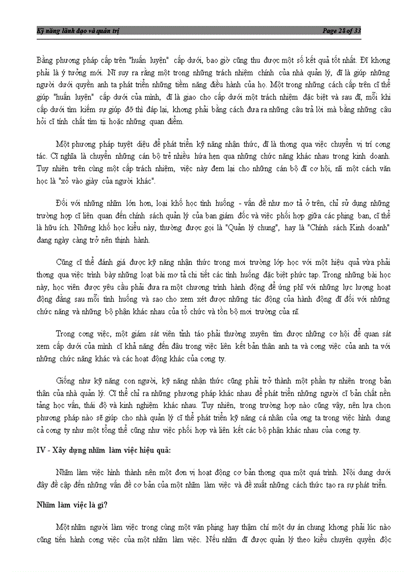 image for page Kỹ năng lãnh đạo và quản trị