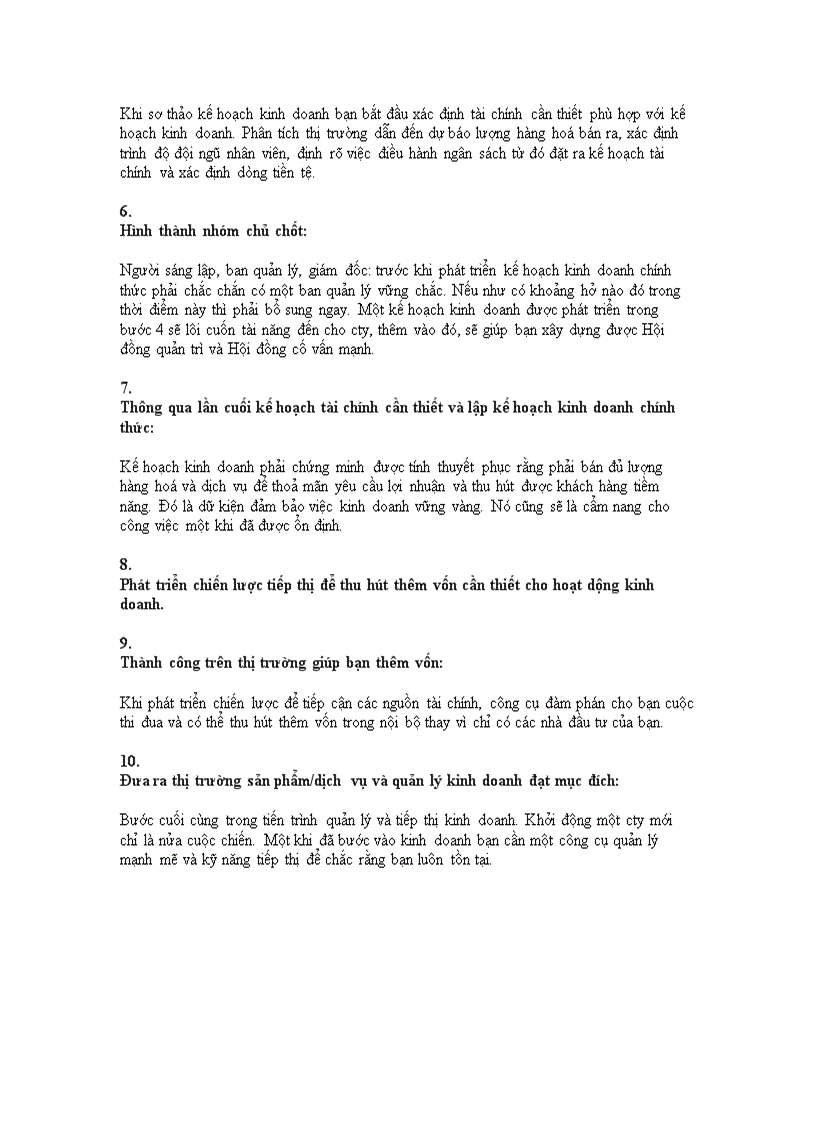 image for page 10 bước tiến thành công cho doanh nghiệp nhỏ