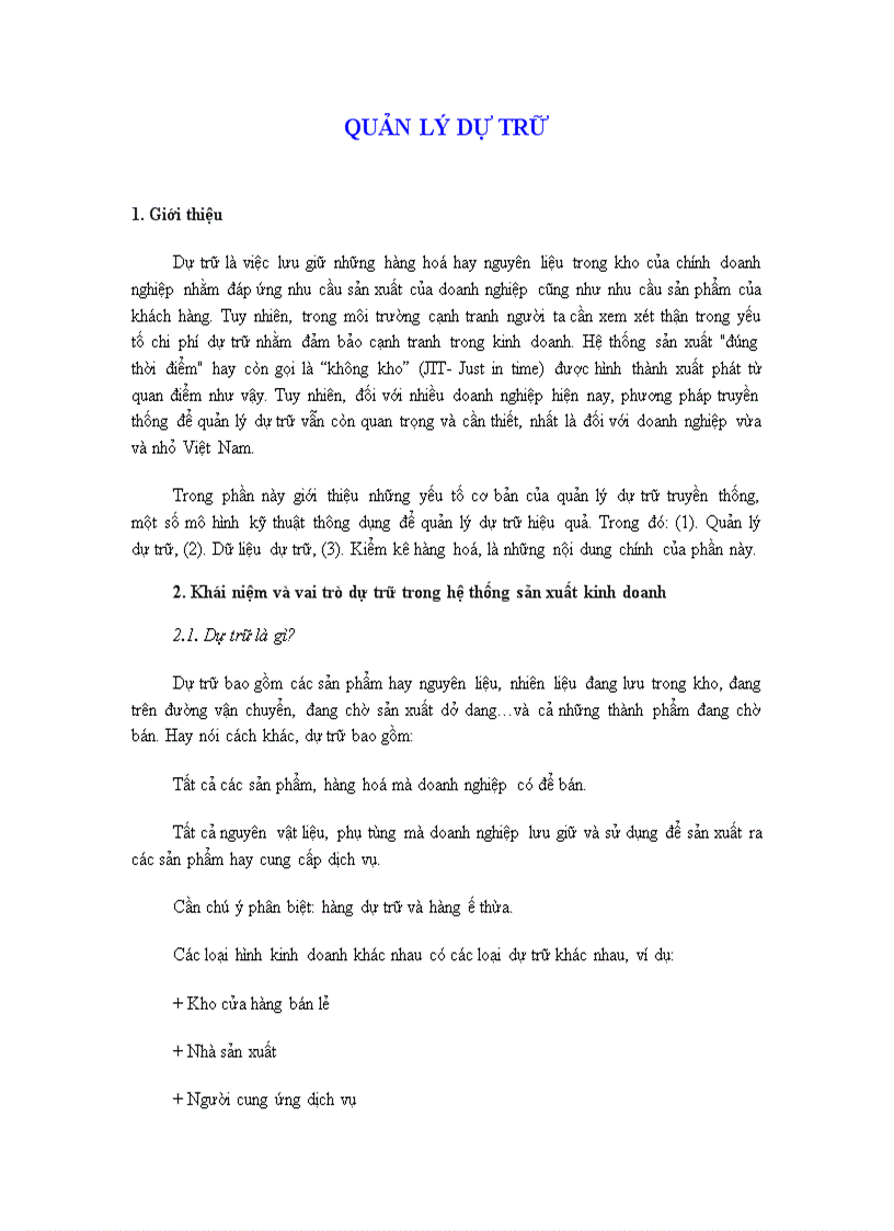 image for page Quản lý dự trữ 1