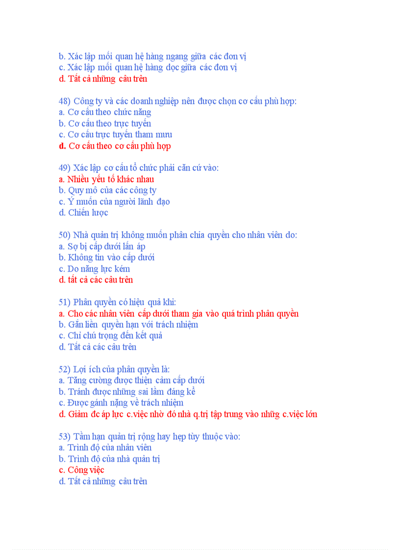 image for page Bài tập quản trị học