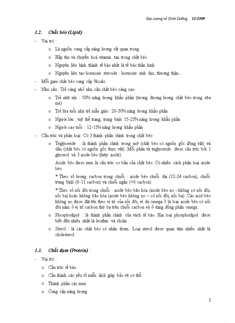 image for page Đại cương về dinh dưỡng