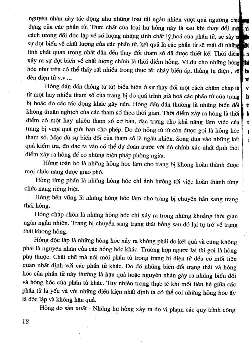 image for page Giáo trình lý thuyết độ tin cậy và khai thác trang bị điện tử QS