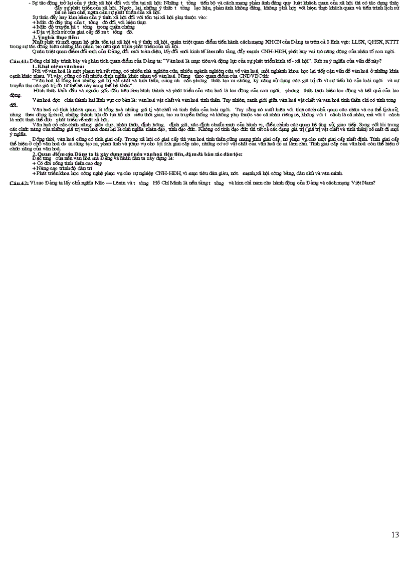 image for page Câu hỏi và đáp án thi tốt nghiệp triết học k41