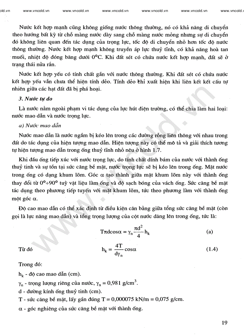 image for page Giáo trình cơ học đất DHTL