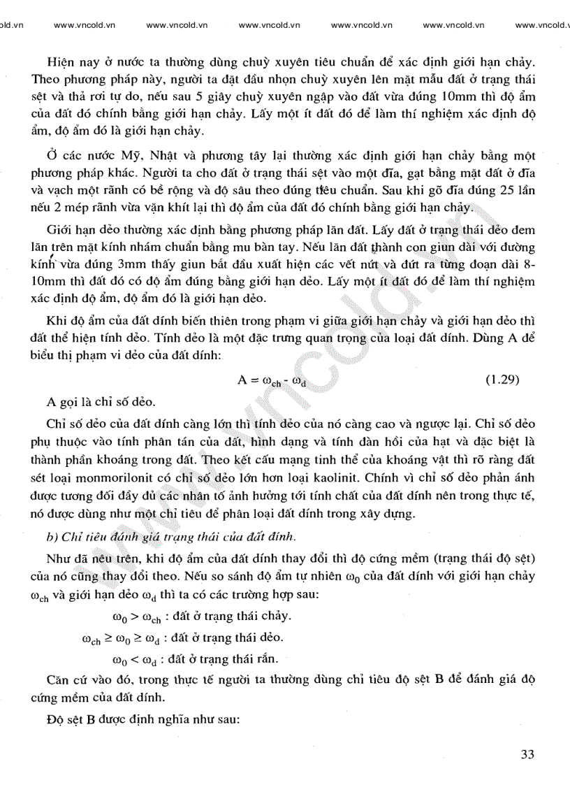 image for page Giáo trình cơ học đất DHTL