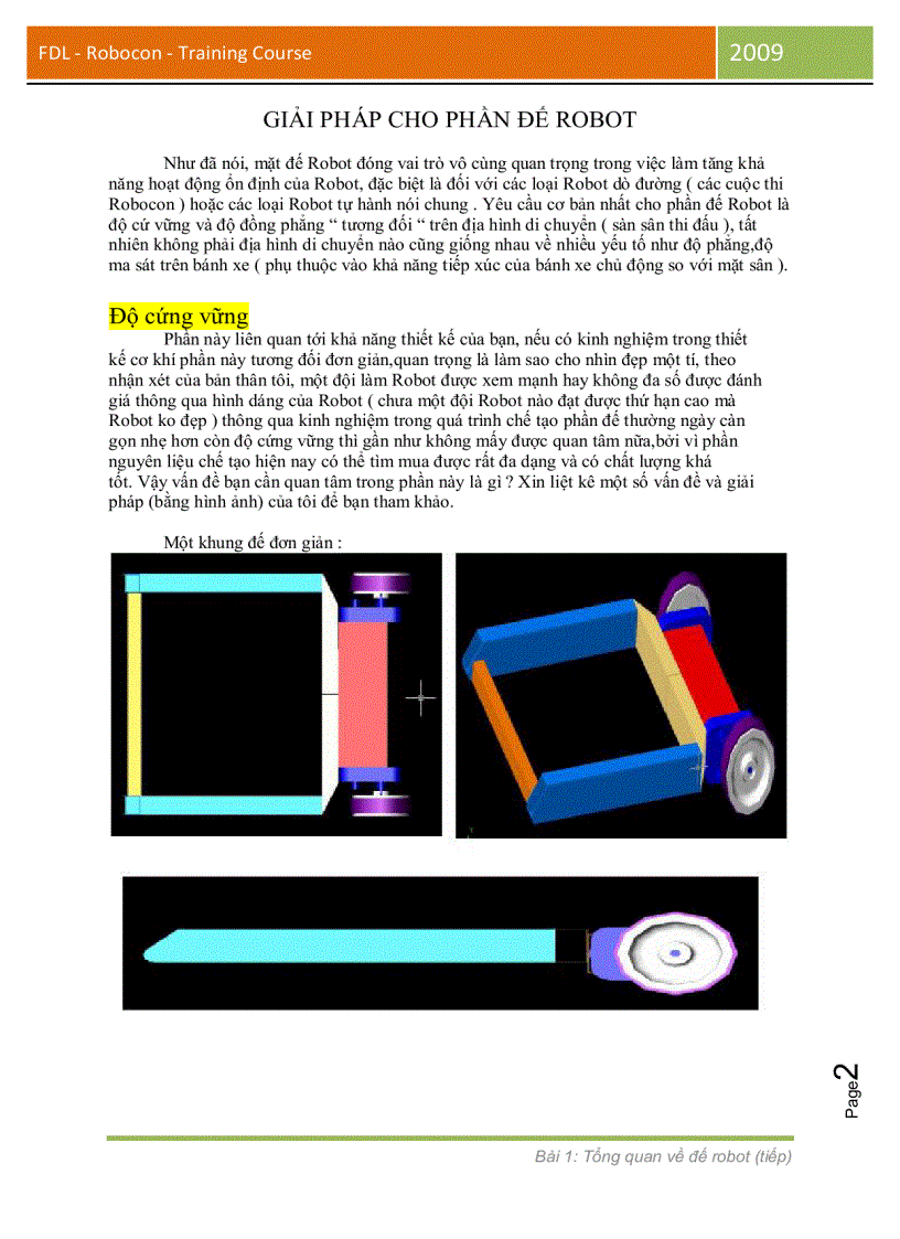 image for page Tài liệu hướng dẫn làm robot phần cơ khí
