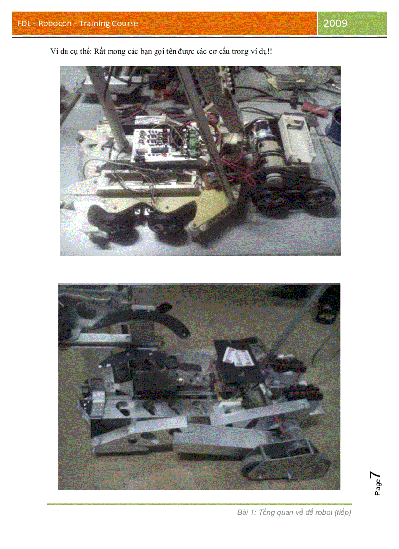image for page Tài liệu hướng dẫn làm robot phần cơ khí