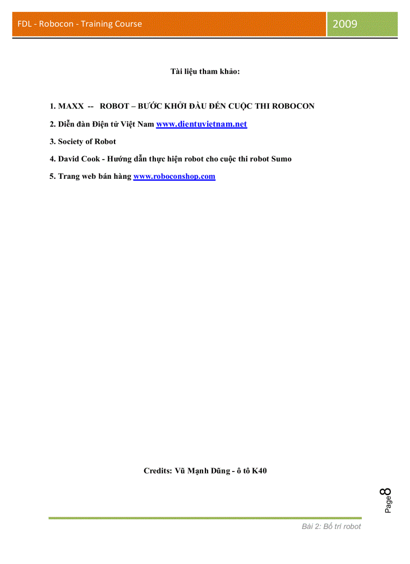 image for page Tài liệu hướng dẫn làm robot phần cơ khí 1