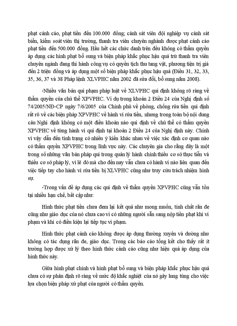 image for page Đánh giá tính hợp lý của pháp luật về thẩm quyền và thủ tục xử phạt vi phạm hành chính