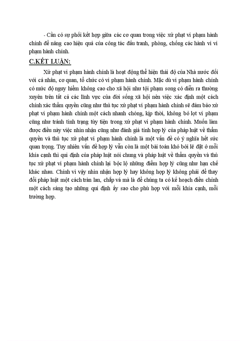 image for page Đánh giá tính hợp lý của pháp luật về thẩm quyền và thủ tục xử phạt vi phạm hành chính