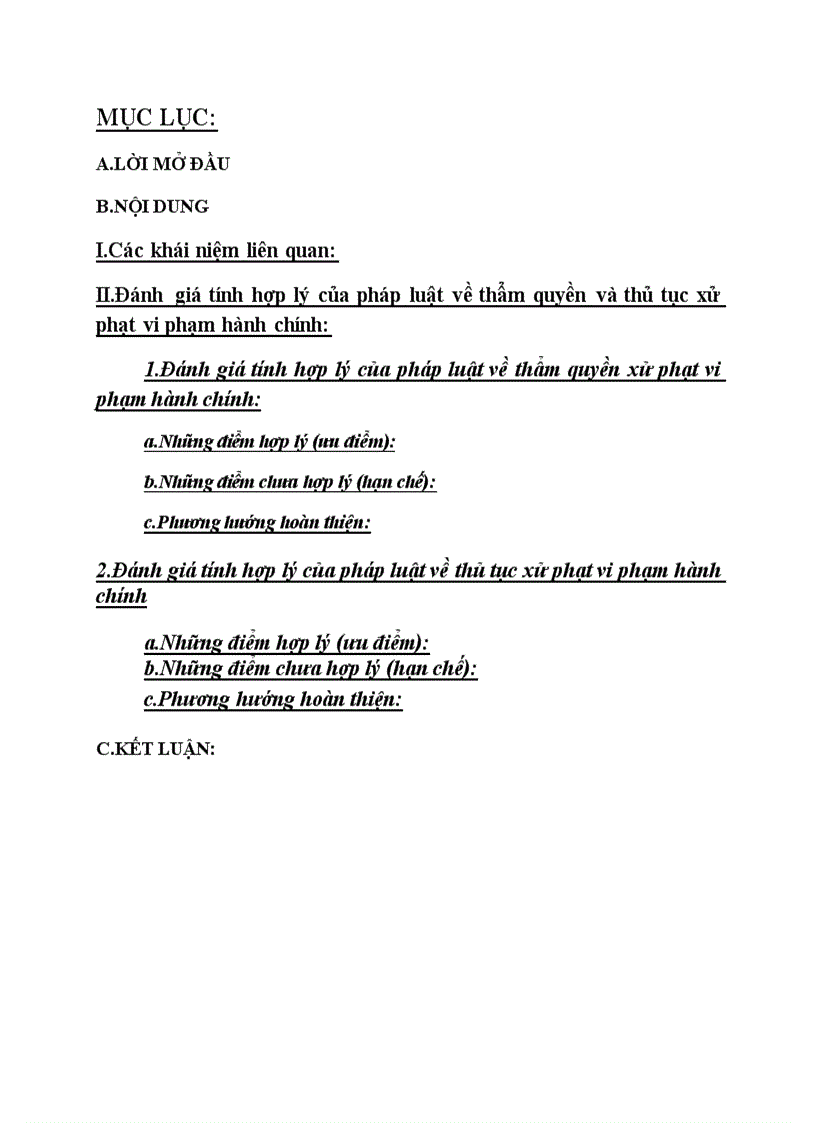 image for page Đánh giá tính hợp lý của pháp luật về thẩm quyền và thủ tục xử phạt vi phạm hành chính