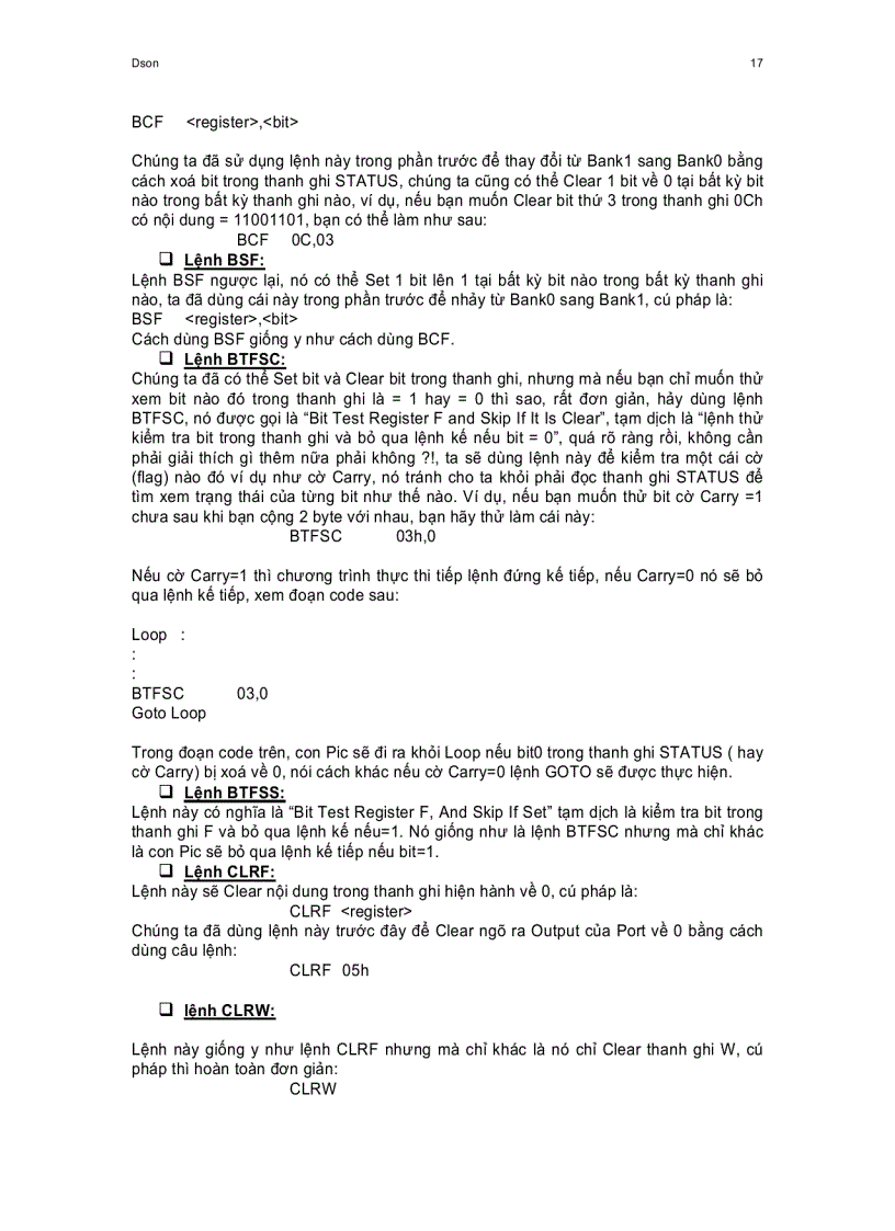 image for page HDSD PIC dùng Asm