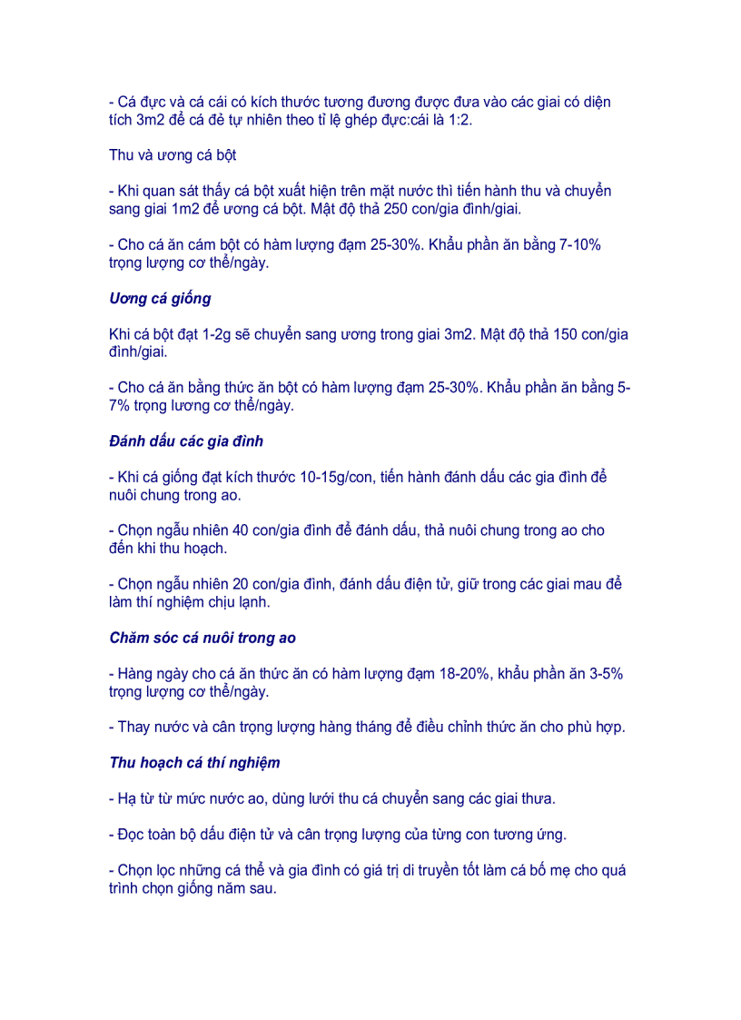 image for page Đặc điểm sinh học của cá rô phi