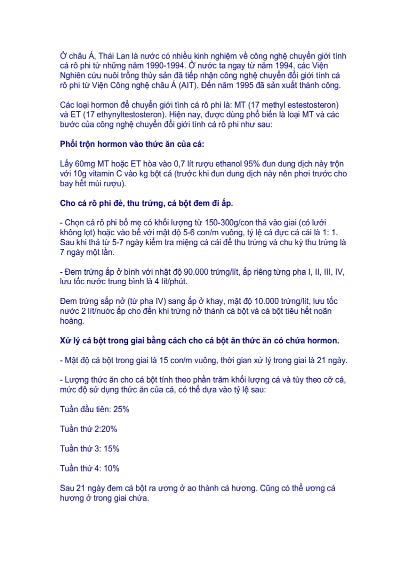 image for page Đặc điểm sinh học của cá rô phi