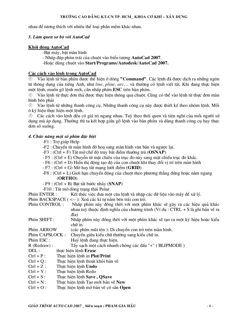 image for page Giáo trình autocad 2007 và toàn bộ lệnh tắt autocad