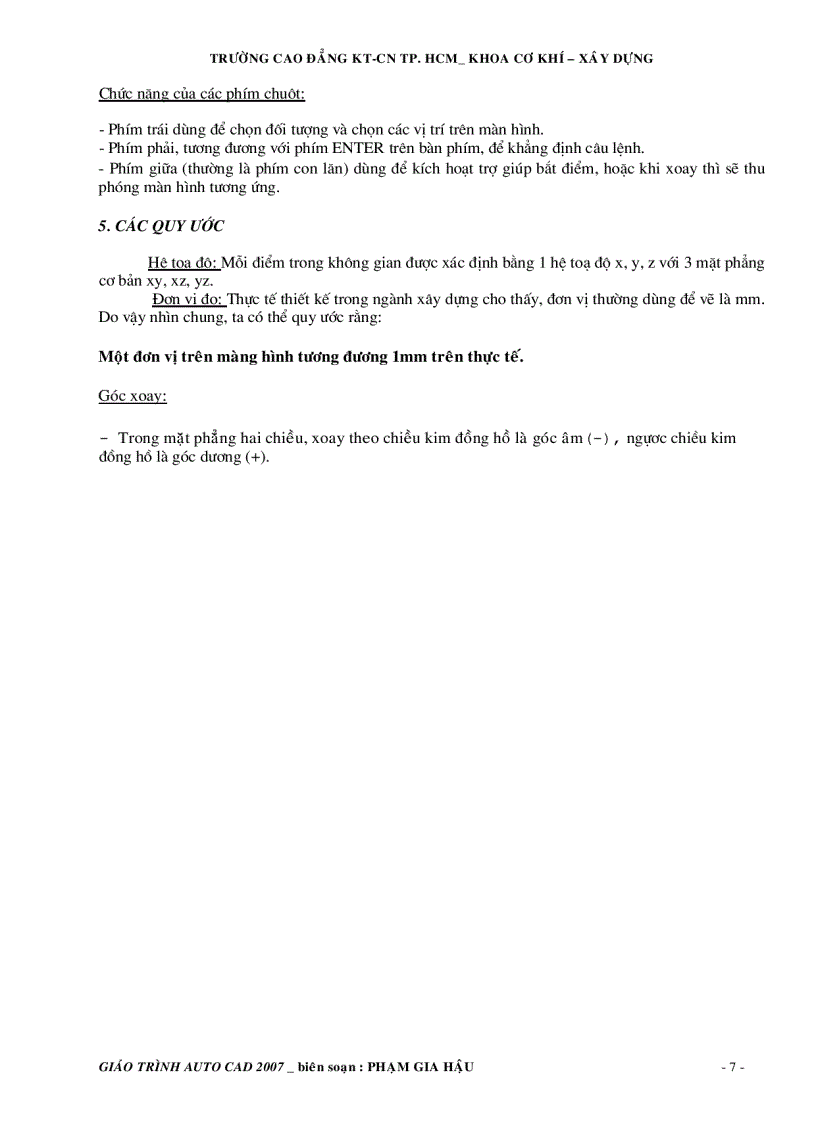 image for page Giáo trình autocad 2007 và toàn bộ lệnh tắt autocad