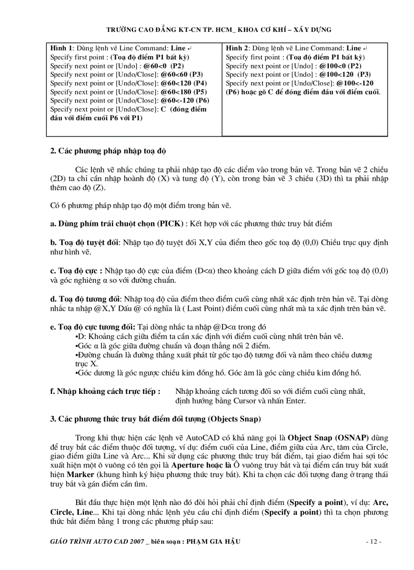 image for page Giáo trình autocad 2007 và toàn bộ lệnh tắt autocad